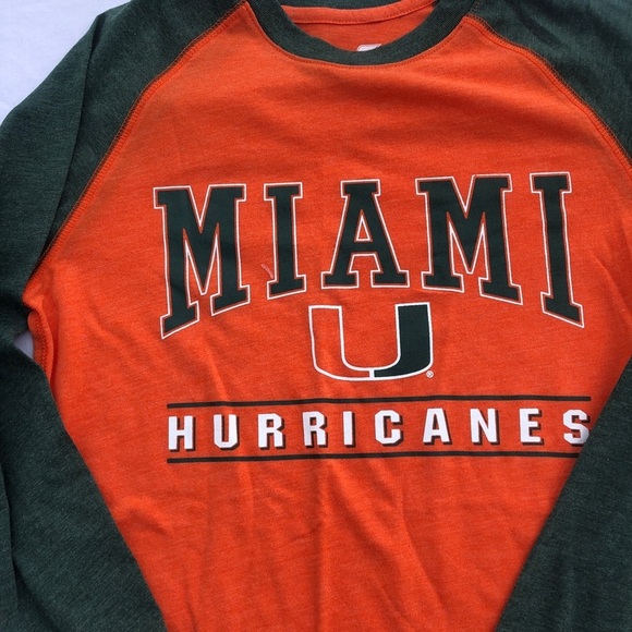 MIAMI HURRICANES LONG SLEEVE SHIRT - Picture 2 of 3